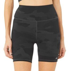 Alo High Waist Vapor Camo Short - Size Small